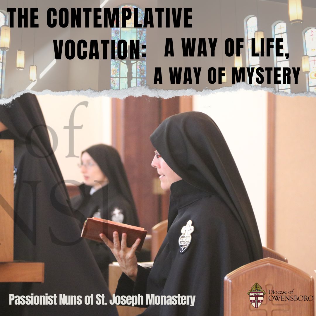 Today is World Day of Cloistered Life, an ecclesial event for all Catholics worldwide to commemorate the hidden lives of contemplative religious in cloisters and monasteries. 
Learn more about them at passionistnuns.org