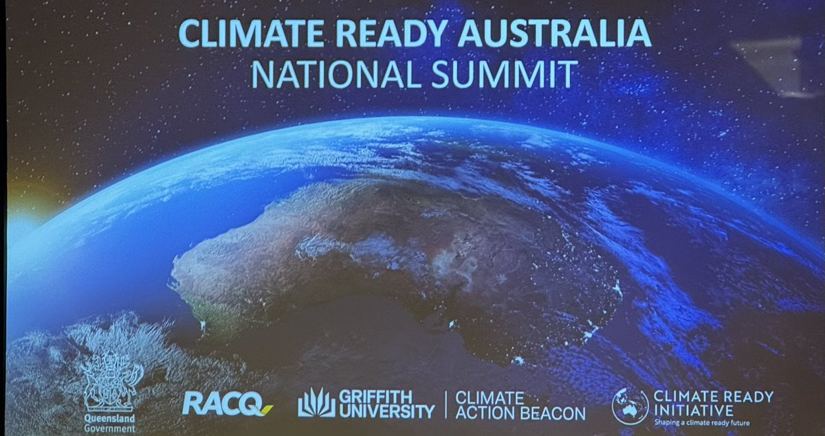 Looking fwd to #climateready summit over next few days