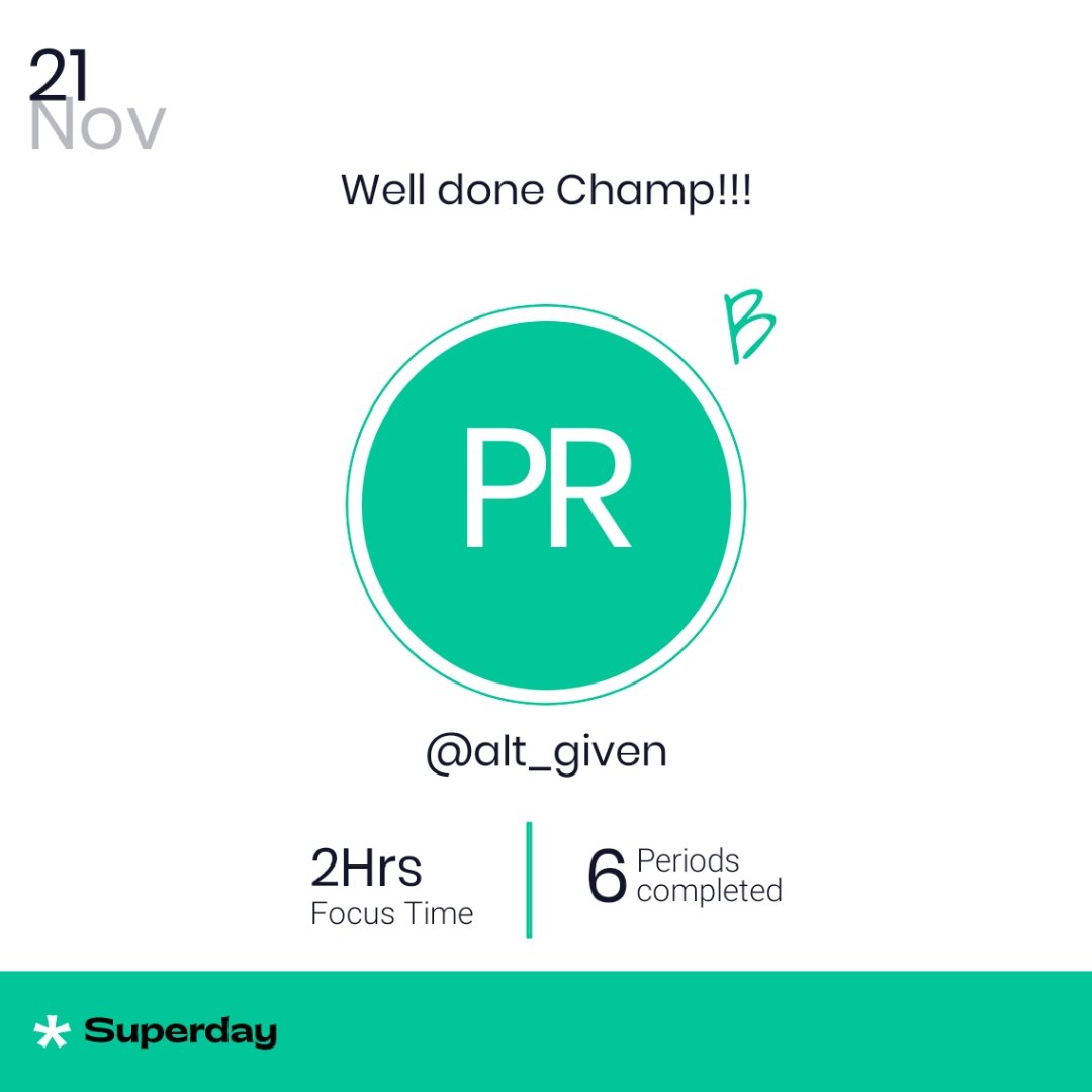 Say_Gavee's tweet image. #SOCAnalystTraining #Cybersecurity #LearningJourney #ProfessionalDevelopment #Networking #OnlineLearning

@mohg99d 

#Superlearner