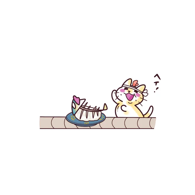 今日は回転寿司記念日!新鮮で美味しいネタが揃ってます!#イラスト 