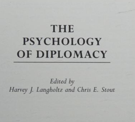 Stuart Seldowitz, the ex-US State Dept. official who went from working on the Mideast "peace process" to harassing Muslim street vendors and cheering the murder of Palestinian kids, once wrote a paper called "The Psychology of Diplomatic Conflict Resolution." 

We need a