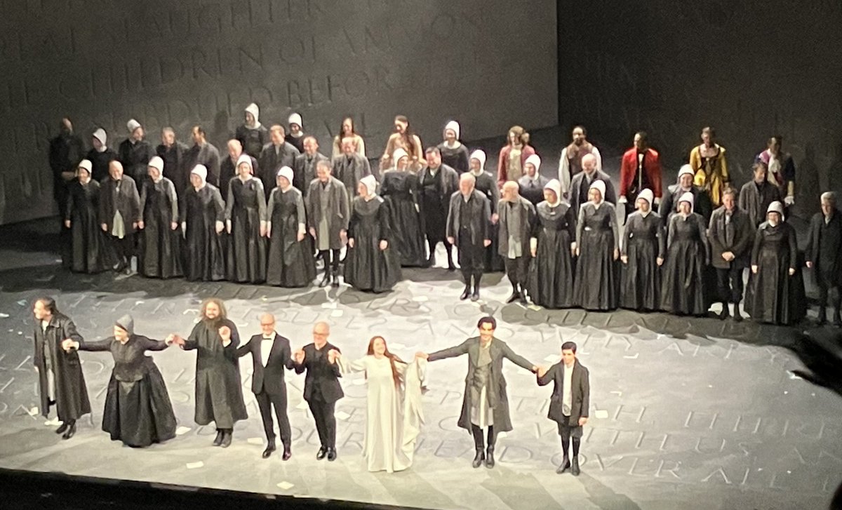 Adrian_Specs's tweet photo. #ROHJephtha: Sublime music, beautifully played, & that cast: @fatboyclayton turning the character’s personality inside out & @AliceCoote, as ever, breaking your heart from several 💯 paces. Such visceral, committed performances. & a really knotty, bloody-minded staging. Loved it. https://t.co/G8LeKQRrTt