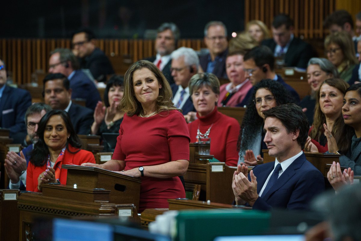 Chrystia Freeland tweet media