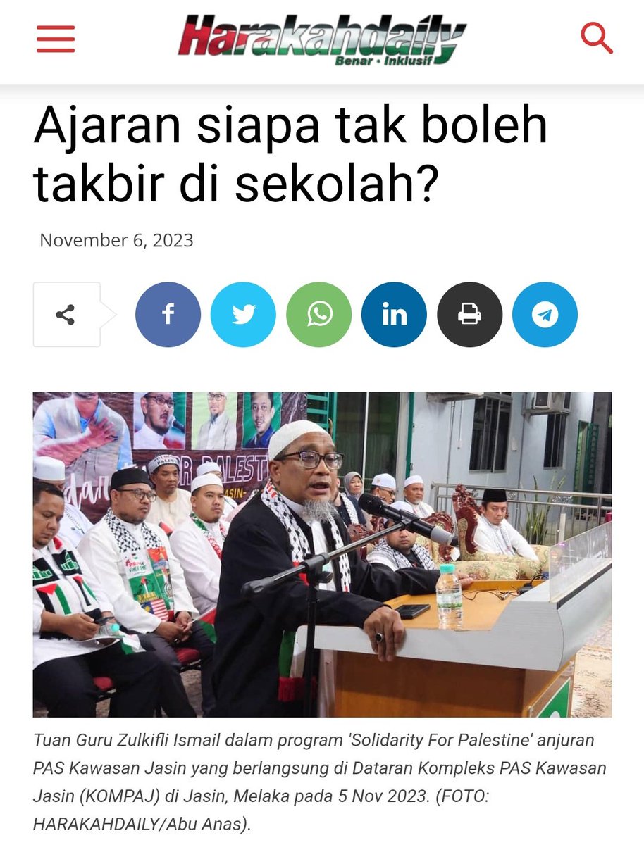 infodemik's tweet photo. TERKINI

Menteri Pendidikan, @FadhlinaSiddiq telah menghantar Notis Tuntutan (LOD) kepada Ahli Parlimen Jasin, Zulkifli Ismail, atas kenyataan fitnah yang dikeluarkan oleh beliau melalui Harakah pada 6 November lalu.

Kandungan notis tuntutan:
1. Memberi tempoh 48 jam untuk menarik balik artikel berkenaan serta memohon maaf tanpa syarat;

2. Memberi akujanji dan jaminan secara bertulis tidak akan menyiarkan lagi apa-apa kenyataan fitnah terhadap Fadhlina;

3. Membayar RM500,000 sebagai gantirugi terhadap kecederaan reputasi yang dialami Fadhlina berikutan penyiaran artikel fitnah berkenaan dan;

4. Defendan iaitu Zulkifli dan Harakahdaily hendaklah menanggung rugi yang dialami Fadhlina berhubung semua kos yang terlibat dalam tindakan ini.

Syabas @FadhlinaSiddiq. Memang ini sahaja cara untuk ajar pemfitnah. 👍🏻