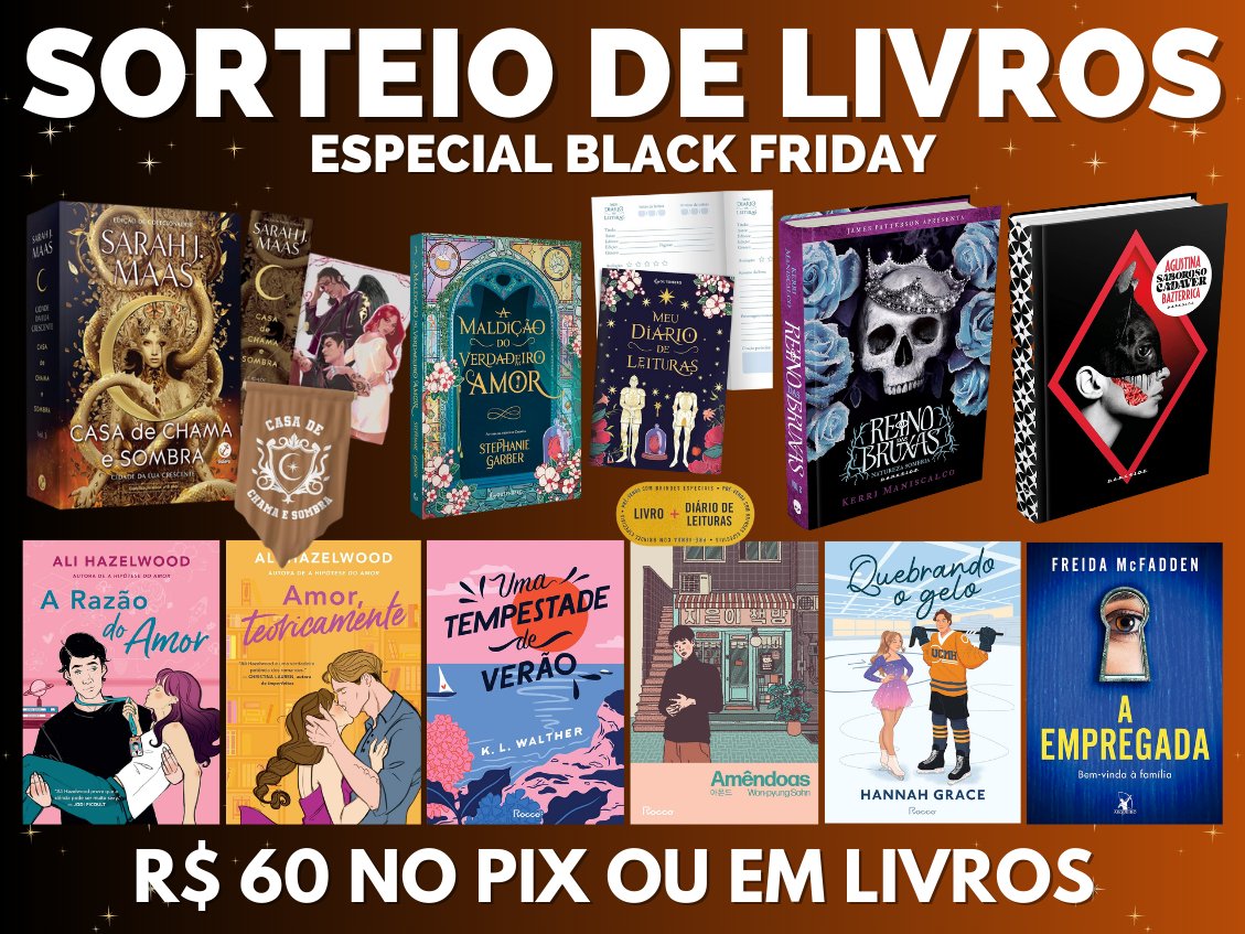 americasincera's tweet photo. 🚨 SORTEIO DE LIVROS RELÂMPAGO 🚨 

🏆 Prêmio: 1 dos Livros da imagem ou R$60 NO PIX ou em Livros na Amazon

⭐️Regras: 
➡Seguir @americasincera 
➡Repostar esse tweet (RT)
➡Repostar e curtir o fixado
➡Entrar no nosso canal do Telegram: https://t.co/OvljjSVn0x

📅 Resultado 24/11  

Boa sorte💜 🍀