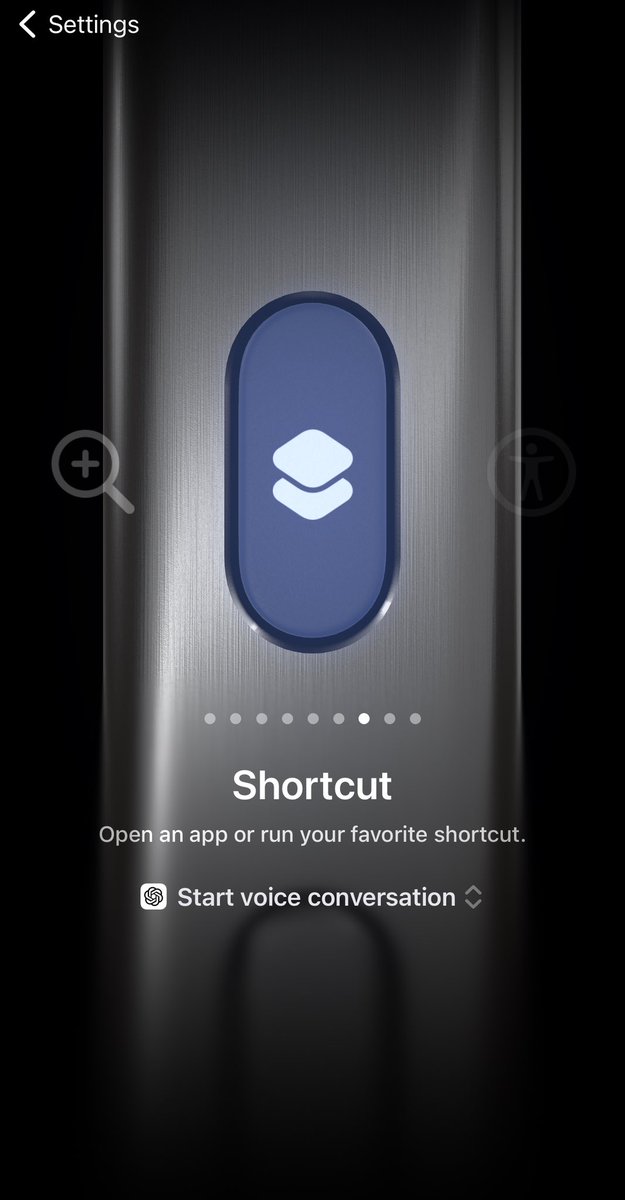 emollick's tweet photo. If you want to get a glimpse of the future, even dimly, do this with your phone: have a shortcut to launch ChatGPT in voice mode. Pick a voice you like, first. 

It is still clunky, but you can absolutely see how it replaces the Siris of the world &amp; also how AI agents might work. https://t.co/uomAovDQsP