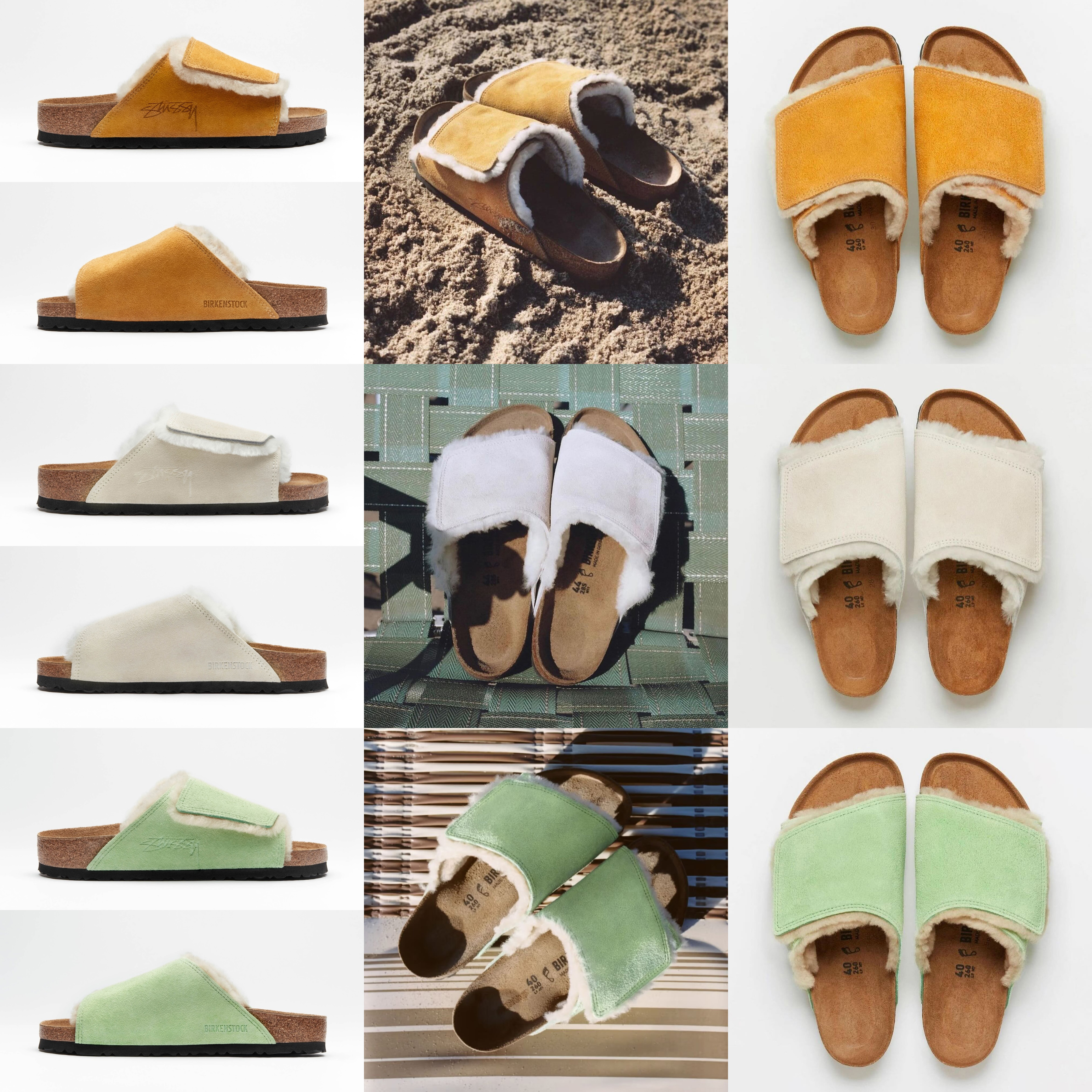 STUSSY BIRKENSTOCK SOLANA BONE 怖 STUSSY BIRKENSTOCK SOLANA BONE 怖