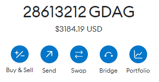 kbizer's tweet image. staked $GDAG and got $KAS