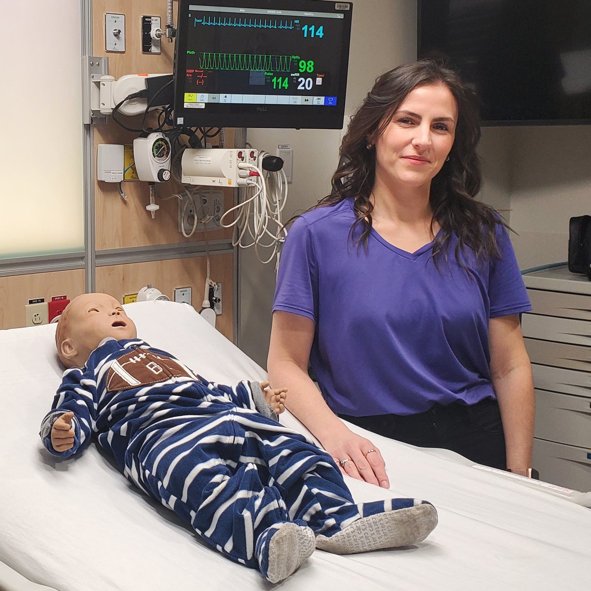 Meet simulation consultant, Megan! 👋

Megan works in the Stollery simulation lab, where health-care providers keep their skills sharp in a safe environment through simulated situations.

Read her Q&amp;A here: StolleryKids.com/stories/meet-m…