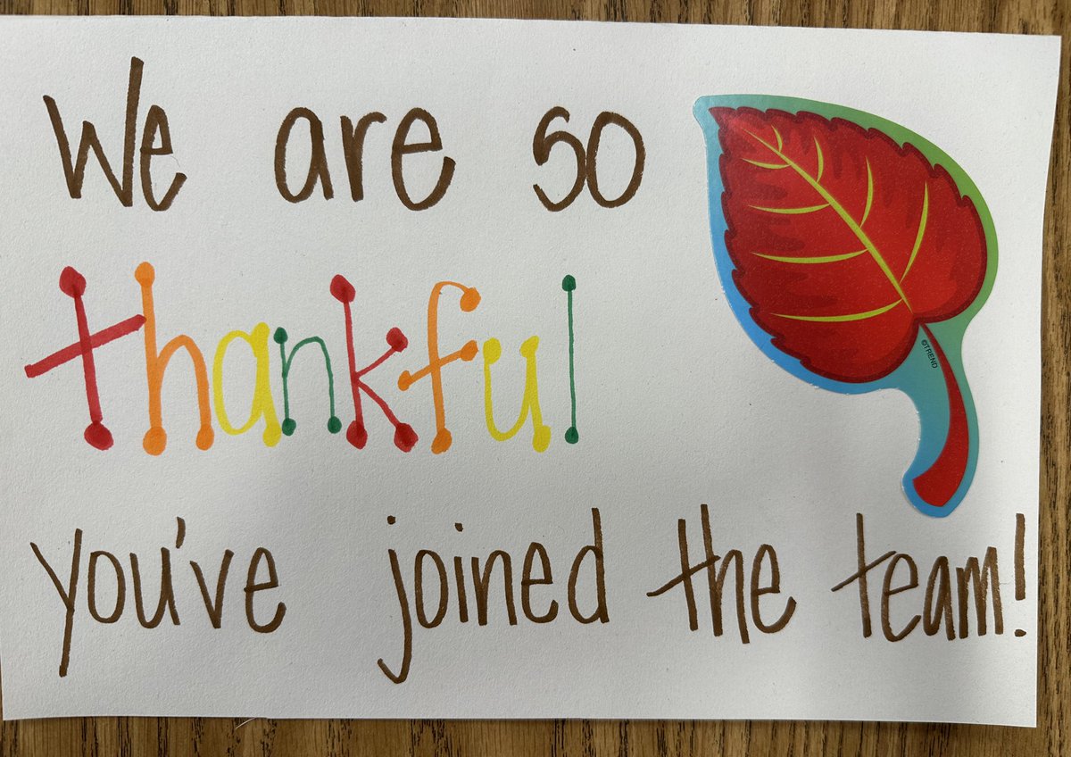 MrsKowalevicz's tweet photo. Today the @RandolphStars 1st grade team spread kindness to our new colleague! We are so thankful she is now a Randolph star! 🤩🌟 @AP_Randolph @principal_aps #Caring #RandolphKindnessChallenge #IBProfileOfCaring #thankful @RandolphIBStars https://t.co/Wl6eQRefL3