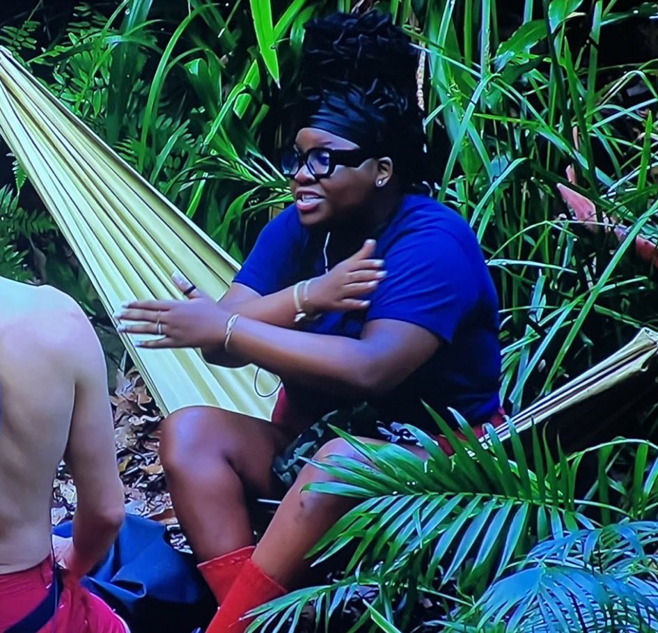 mitchboi1982's tweet photo. Ok, WOW..  Its not a dick love, don’t take it so hard! wtf, is she for real?.. he wasn’t saying he’d take your dad’s place, just that he’s old enough to be your dad! #ImACeleb #nella https://t.co/ujUWVGUCXQ