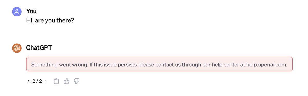 Did the #ChatGPT AI decide to quit <a href="/OpenAI/">OpenAI</a> too? 👀 Or did Sam's followers go Milton on the place?