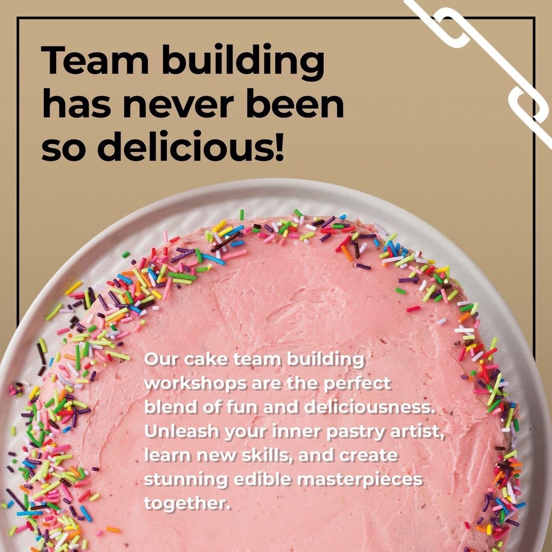 Did you know we have another business for all your team building needs?
.
@essenceofteams Indulge your creativity and bond with your team through the art of cake decorating! 🎂⠀
⠀
#EssenceOfTeams #EssenceOfCake #TeamBuilding #SocialHours #SocialBuilding #EventsInLondon⠀