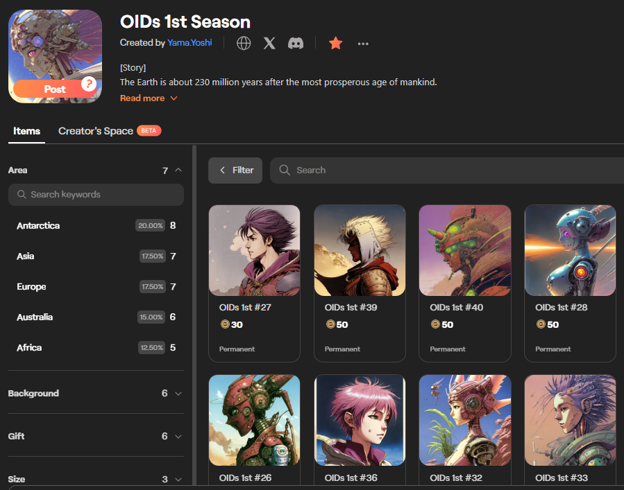oids_nft's tweet photo. Four OIDs 1st seasons are in secondary circulation. The 1st season has the highest value and will be included in all future draws.
The next lottery giveaway will be 200 GMT and a STEPN common box. It will be held in December.
#MOOAR #NFT #OIDs https://t.co/edYV9RhEqt