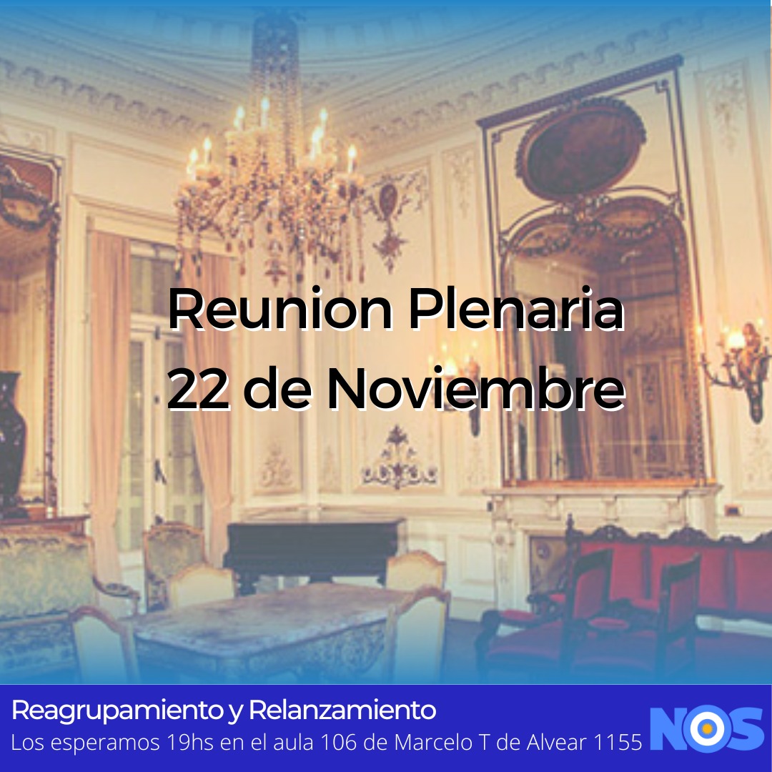 JNoscabaok's tweet photo. Miercoles 22 de Noviembre a las 19hs los esperamos a todos 🤝🏽🇦🇷
#NOS
#NOSCABA
#PartidoDeLaReconquista https://t.co/TebTz4wp7J