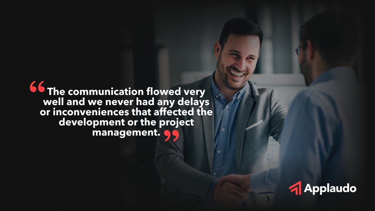 applaudo_'s tweet image. When you choose Applaudo, you're opting for a partnership where smooth communication is the hallmark of our collaboration. No delays, no inconveniences – just a seamlessly executed project.  
Get in touch: applaudo.com 
#Applaudo #SaaS #NearshoreSoftwareDevelopment