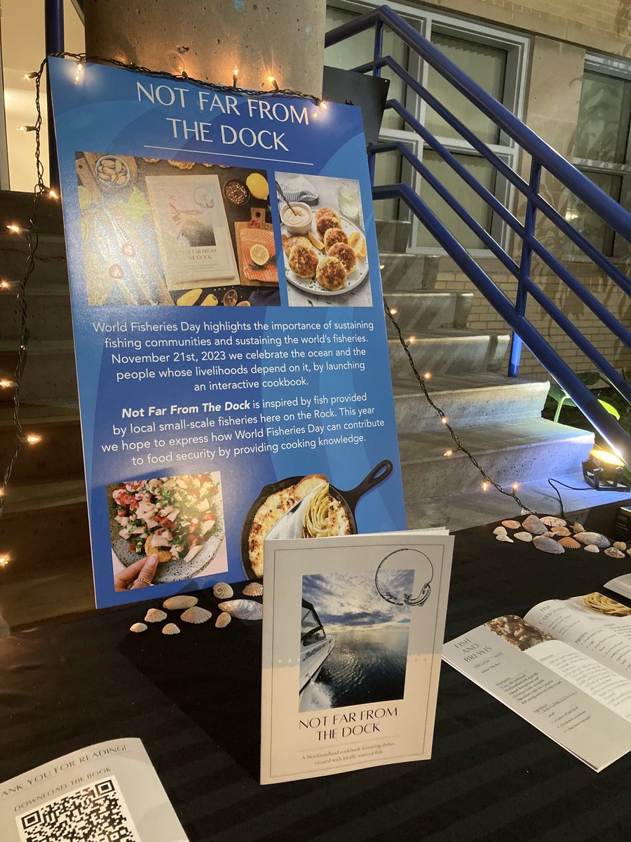 It’s #worldfisheriesday and an amazing event <a href="/MemorialU/">Memorial University</a> with #toobigtoignore is underway. Local music, salted cod, fish cakes, jawspardy and keynote talks!