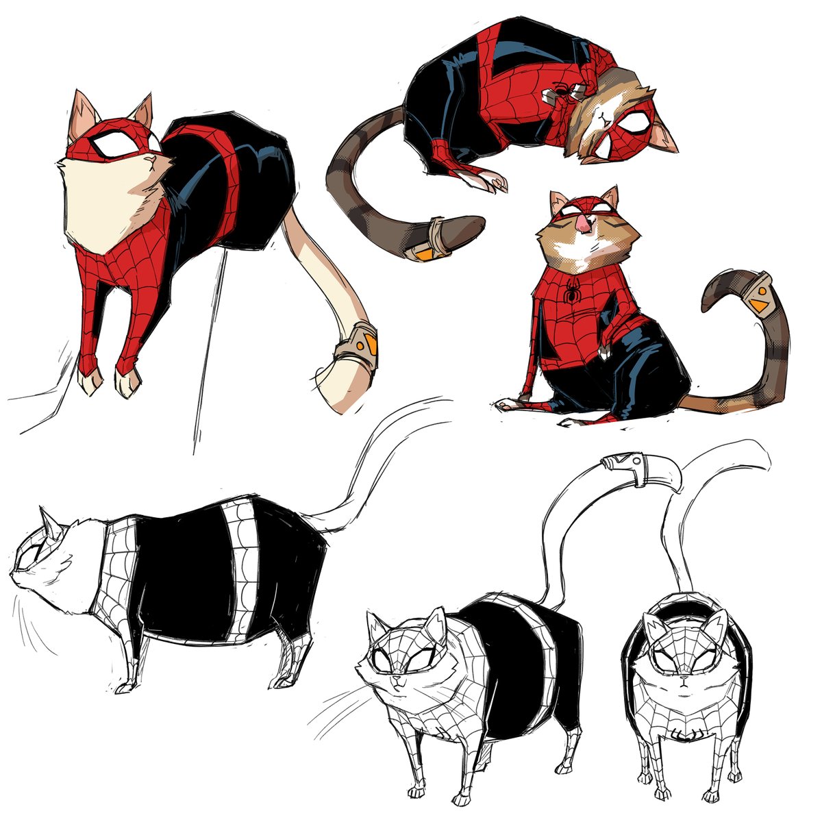 Who else is having a lazy, loungy day?
✏️: @kristaferanka #CreatingTheSpiderVerse