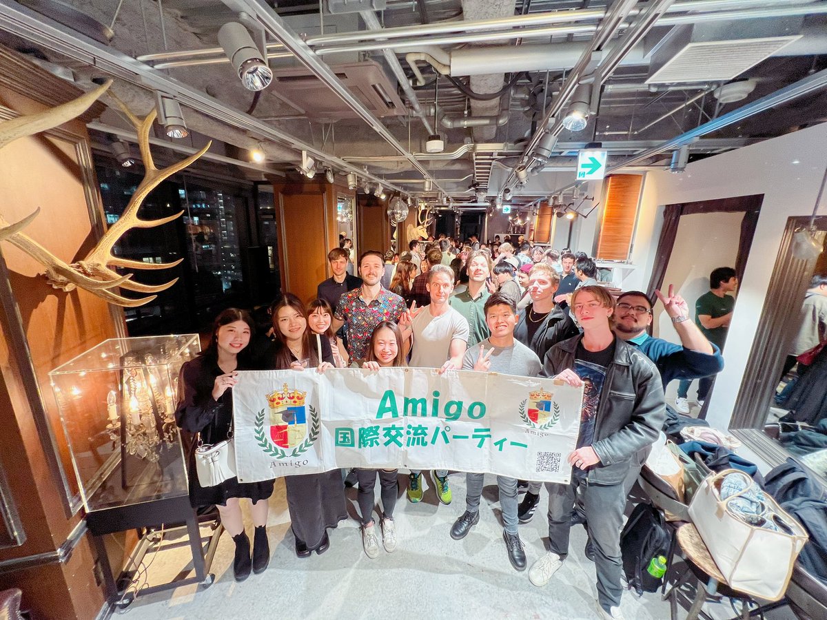 amigo_tokyo's tweet photo. 予約方法はDMで
希望日とニックネームだけ！
⚠️参加してもいいですか？/空きがありますか？というご質問される方が少なくはありません。
こちらで一斉送信します！
1️⃣DMを頂いた時点で、
イベントにご参加できます。
そのまま会場まで来てください
2️⃣会場に人数制限はありません
#英会話　#国際交流 https://t.co/CeYtxM6ur1