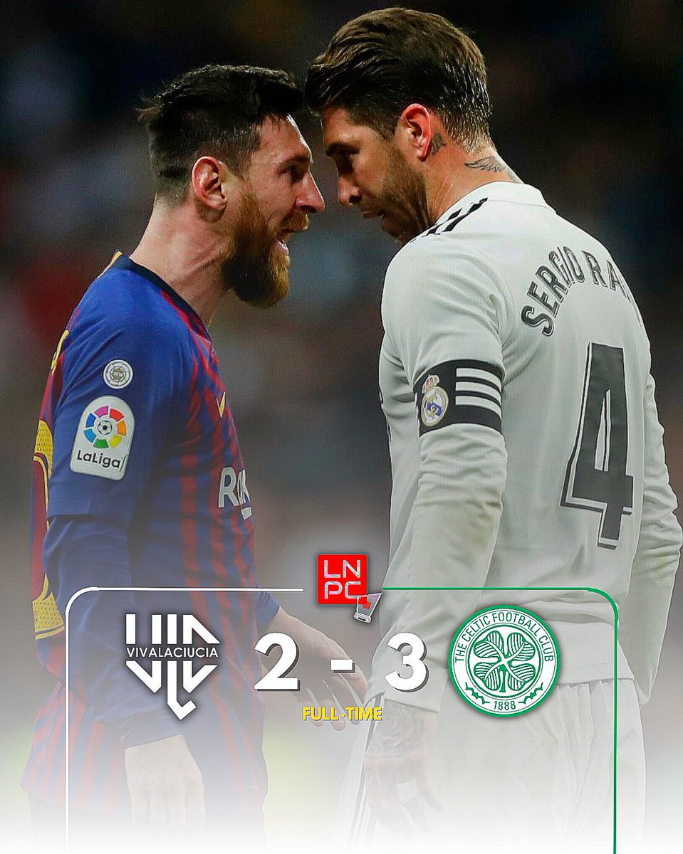 🖤FULLTIME🤍
🏆| <a href="/LNPCup/">LNPC - Cup & League</a> 
🗓️| 15ª Giornata.
🆚| <a href="/Celtic_Wolves/">🍀 CELTIC WOLVES 🐺</a> 
❌| 2️⃣-3️⃣