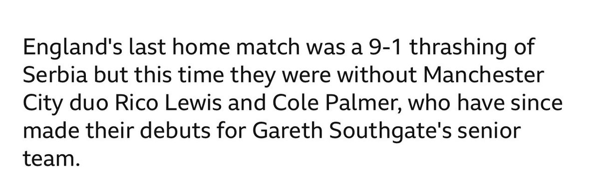Good to know the BBC are upto date with recent transfers despite the latter scoring against his former club recently!