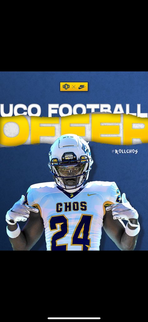 ErikMoller3's tweet photo. After a great talk with @_CoachDonald I am so grateful to announce that I have received my first D2 offer from the University Of Central Oklahoma! https://t.co/Dit95oIEAl