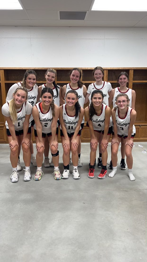Game #2! We get to celebrate another win! Lady Bulldogs win in the Semi’s against Jasper! 
#Proudofthisgroup!