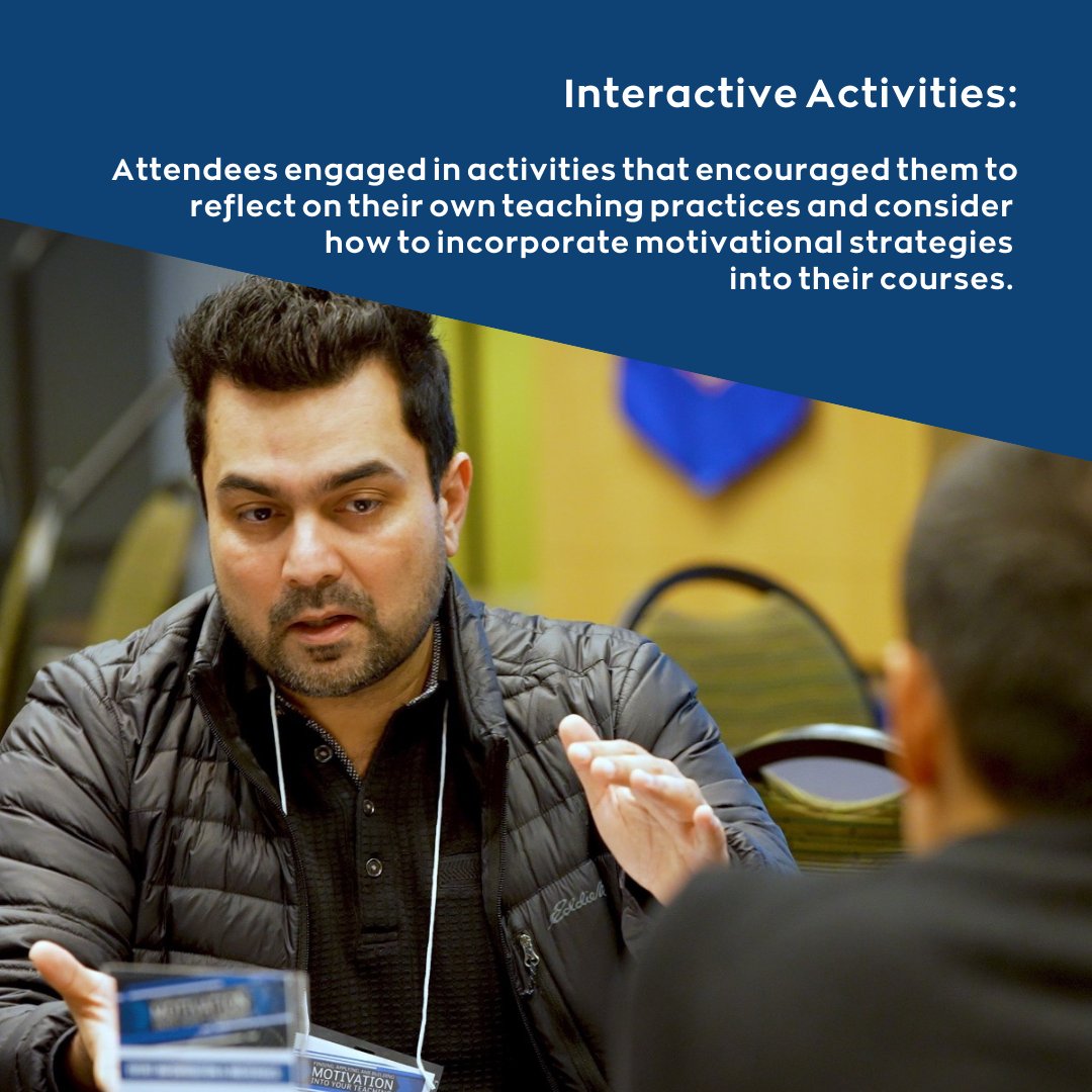Last month's Fall Forum explored student motivation in education with Dr. Marcus Johnson (Virginia Tech). Attendees delved into motivational strategies and applications, gaining valuable insights.  #MotivationInEducation #TeachingAndLearning #HigherEd
