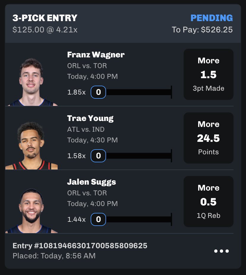 wryce2x's tweet photo. IF I DONโT LAB, I CANโT EAT. ๐ฟ
- Joel Embiid ๐ MVP do yo ting
- Pacers is ๐ for Trae Young
#2XPicks #BettingX #BettingTwitter #PlayerProps #ChalkBoard #PrizePicks #Underdog #PropBets #NBA https://t.co/lPWShjjUiZ