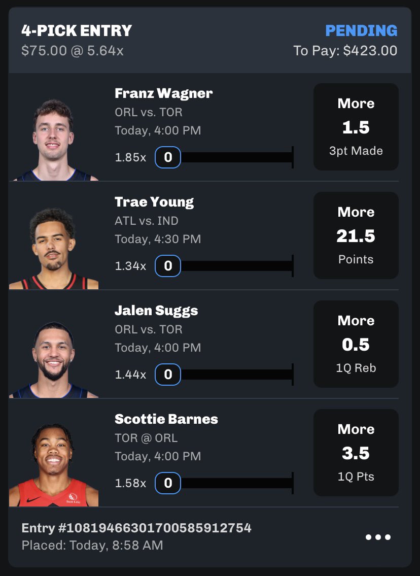 wryce2x's tweet photo. IF I DONโT LAB, I CANโT EAT. ๐ฟ
- Joel Embiid ๐ MVP do yo ting
- Pacers is ๐ for Trae Young
#2XPicks #BettingX #BettingTwitter #PlayerProps #ChalkBoard #PrizePicks #Underdog #PropBets #NBA https://t.co/lPWShjjUiZ