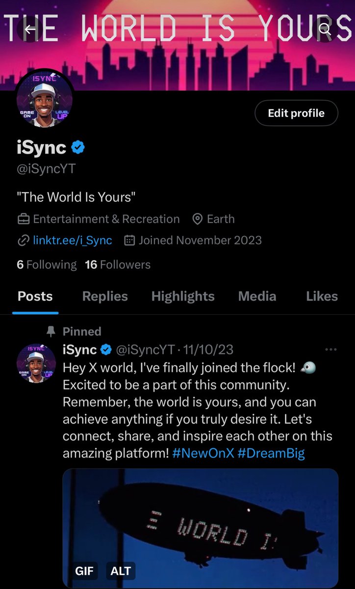 iSyncYT's tweet photo. Hi everyone, if you’re into gaming, I'd greatly appreciate it if you could give me a follow. Join me on my gaming journey and let's have a fantastic time together! Your support means the world to me!🙌🏿#GamingCommunity #FollowMe #Fortnite #Gamer https://t.co/ppxycGORLo