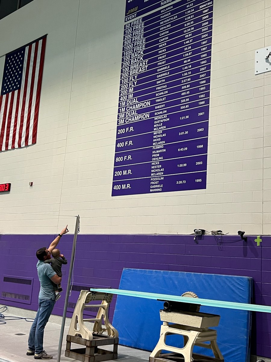 FreitagB's tweet photo. Back on campus for the first time in 15 years! Thanks for the opportunity to swing by @JMUSwimDive! https://t.co/KlbTdgwFpU