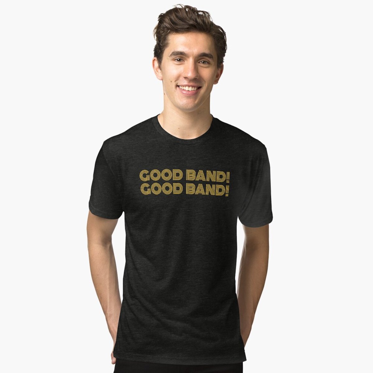 mralphcreative's tweet photo. Good Band! Good Band! t-shirt design. 
https://t.co/3DrAT7n7Bl

#tshirtdesign #freelancegraphicdesigner #graphicdesign https://t.co/jyQCMWZgbV