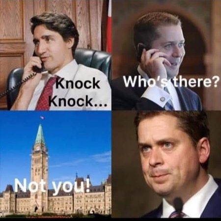 HarperMini's tweet photo. @AndrewScheer Breaking!  You lost to him. #PierrePoilievreIsLyingToYou #littlepp #mapletrump #fornicatepierre #weakandy https://t.co/n1KBz33ExA