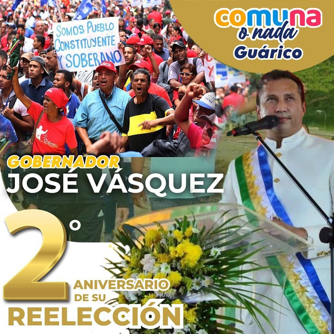 Felicitar a nuestro Gobernador José Vásquez, por dedicarle parte de su gestión al Poder Popular organizado Consejos Comunales y Comunas. AL TRABAJO NADA NI NADIE LE GANA @josemvasquez1