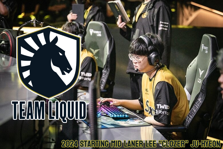 🔴SOURCES:

After a lot of deliberation the past few weeks from <a href="/TeamLiquid/">Team Liquid</a>, they've finally settled on their starting mid laner.

Lee "Clozer" Ju-hyeon previously of <a href="/LiivSANDBOX/">Liiv SANDBOX ➡️ FearX</a> will be joining the North American organization for the 2024 Spring Season.