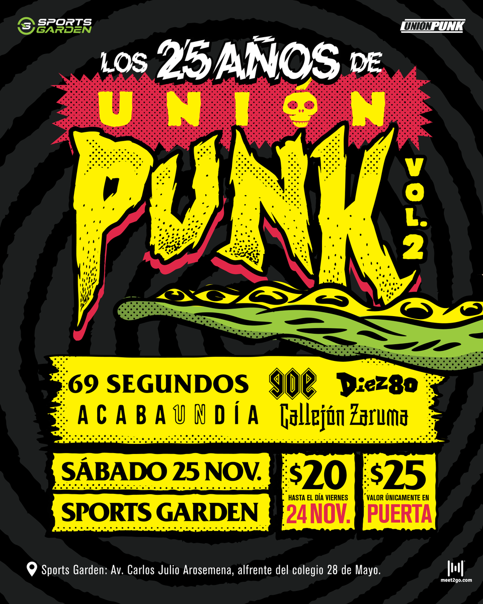 EspirituDel98's tweet photo. ¡ESTE SÁBADO! 🎉🥳
Las entradas aquí 👉 https://t.co/hUBiJVJsvN 

No te pierdas el regreso de @Diez80 y @Acaba1Dia, junto a @CallejonZaruma y los cumpleañeros de cuarto de siglo @69_segundos y @GxOxE 🎶🙌 https://t.co/iHijsVyGlS