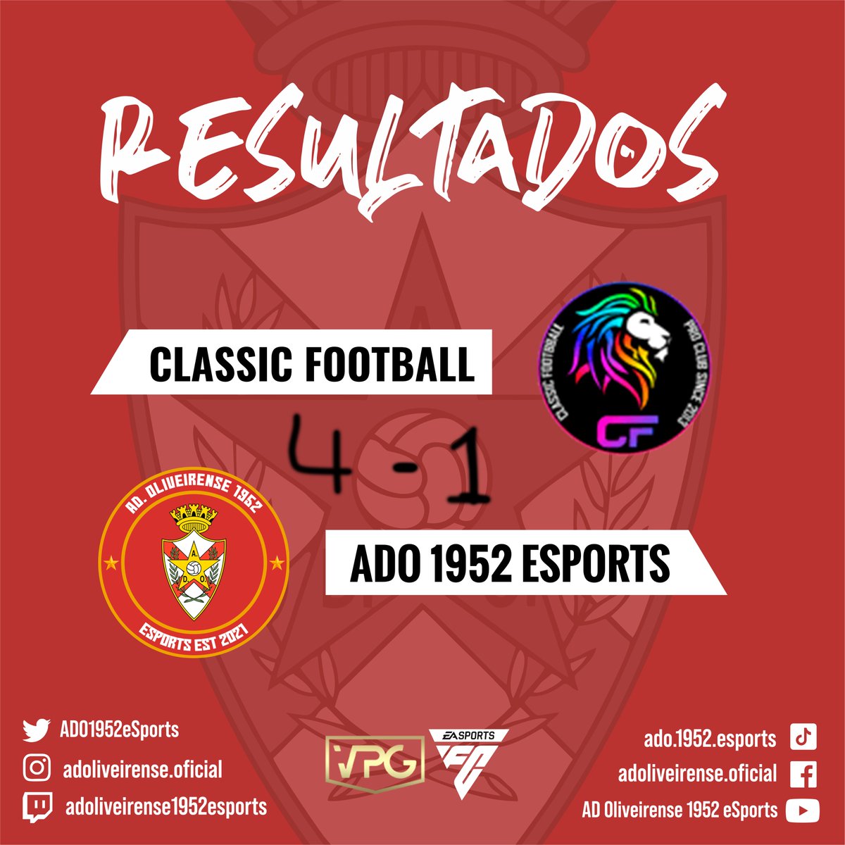 AD Oliveirense 1952 Esports tweet media