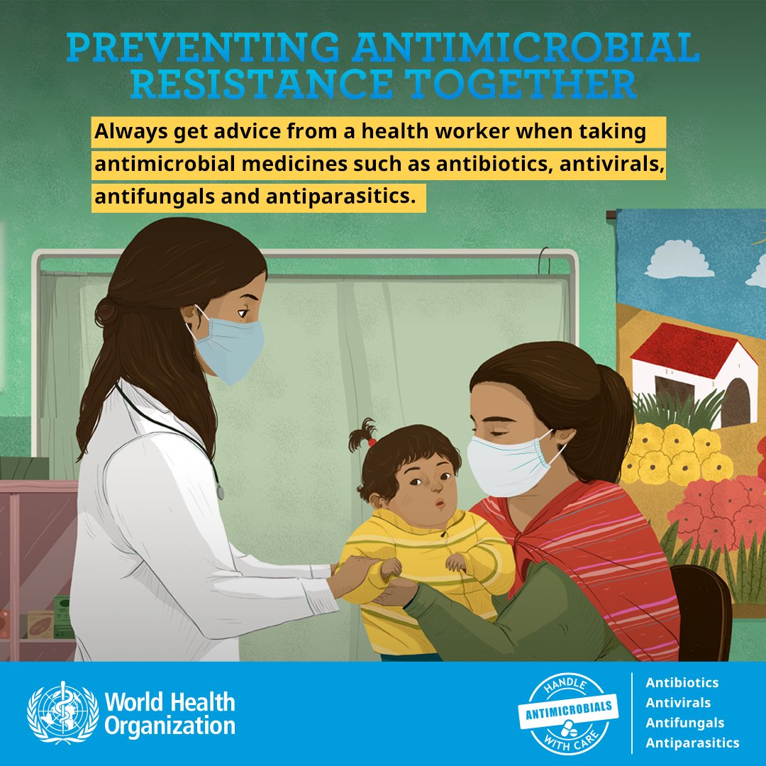 TGA Australia (@tgagovau) on Twitter photo Misuse and overuse of antimicrobials in humans, animals and plants is accelerating the development and spread of #AntimicrobialResistance worldwide.
Spread Awareness, Stop Resistance. Find out how during <a href="/WHO/">World Health Organization (WHO)</a> World AMR Awareness Week: who.int/campaigns/worl…
#WAAW Misuse and overuse of antimicrobials in humans, animals and plants is accelerating the development and spread of #AntimicrobialResistance worldwide.
Spread Awareness, Stop Resistance. Find out how during <a href="/WHO/">World Health Organization (WHO)</a> World AMR Awareness Week: who.int/campaigns/worl…
#WAAW