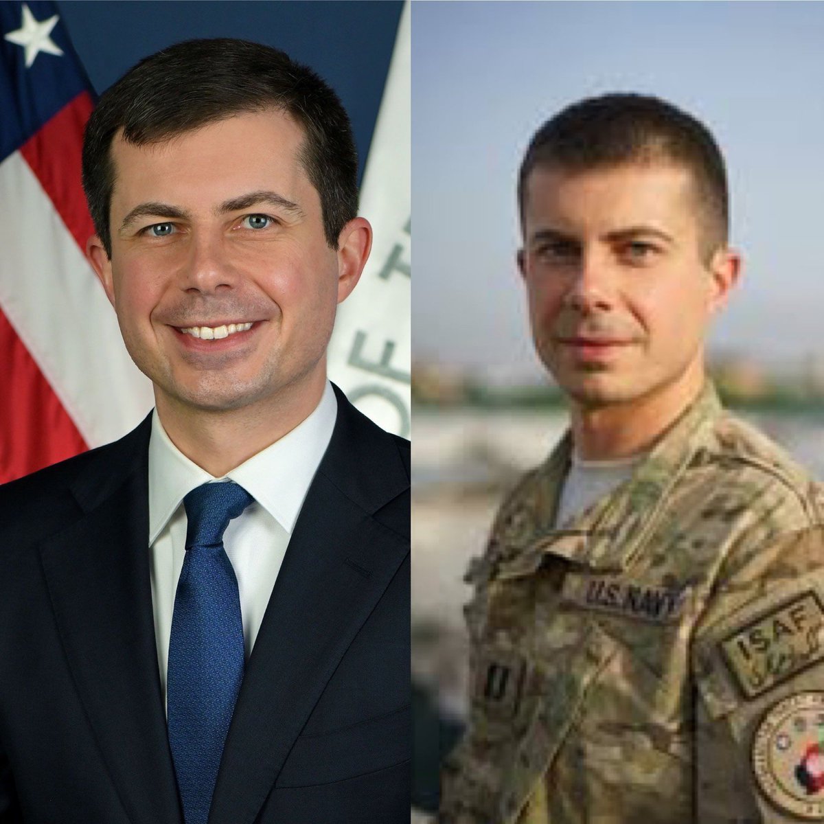 While Trump was filming season 7 of Celebrity Apprentice, Pete Buttigieg was heading to Afghanistan! 

Secretary Mayor Pete is a hero and will make a great president someday! 

Reply with a 💙 and Repost if you agree!