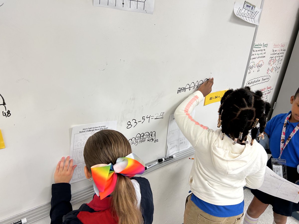 This ⁦<a href="/GTEtoucans/">Golden Terrace Elementary</a>⁩ Math Coach is impressed 🤗 2nd graders! ➕➖