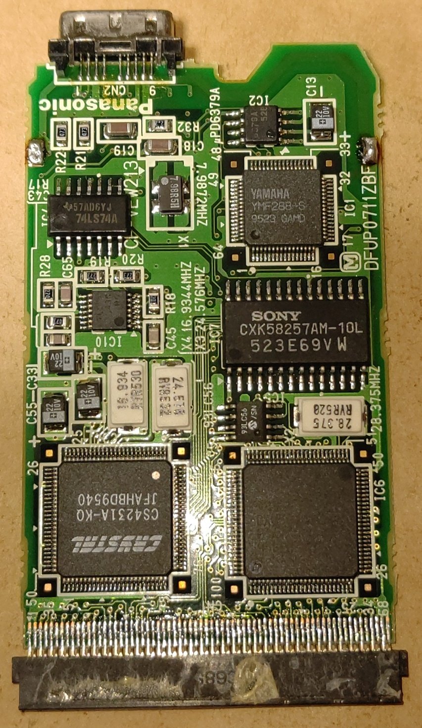 Panasonic CF-VEW213P PC-98x1ノート用サウンドカード - メルカリ
