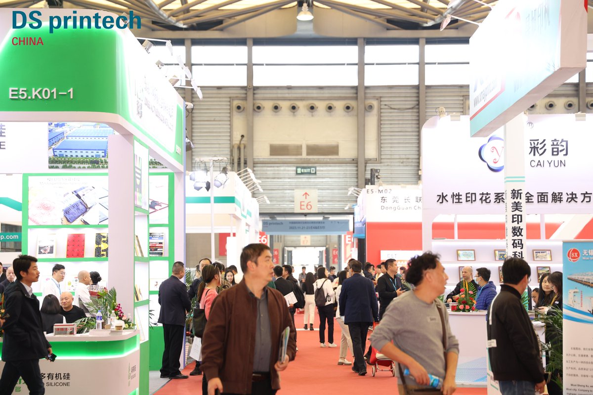 DSPrintech's tweet photo. Welcome to the second day of the DS Printech China 2023 - Shanghai Edition. 📅🥳

Over in Hall E4-D40, we have a display area for the Golden Mesh competition, a platform where printing practitioners from around the world can showcase their creative innovations and technologies.😎 https://t.co/UMMJG4vnmq