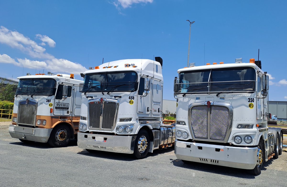 RussellTrans's tweet image. This is a range of our fleet that has been assigned to our Townsville run over the years - with the most recent vehicle sent out this month.