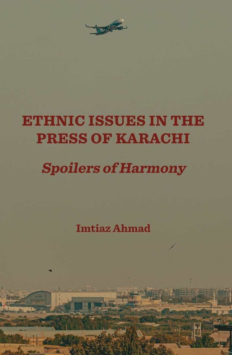Glad to announce that my teacher and mentor Dr. Imtiaz Ahmad, Assistant Professor at the Department of Journalism & Mass Com, @UOM_LowerDir_KP published his book. The book sheds light on the press coverage of Karachi’s ethnic affairs. 
@CamScholars