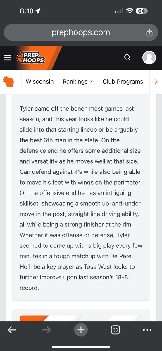 Kevin Boesel (@kboesel) on Twitter photo Nice write up from <a href="/PrepHoops_WI/">Prep Hoops Wisconsin</a> about <a href="/boesel_tyler/">Tyler Boesel</a> from the Kettle Moraine games last weekend. It’s awesome to read what I’ve been seeing in his game and how he’s growing & continues to improve his game!!! I can’t wait to watch him and the <a href="/TosaWestHoops/">Tosa West Boys Basketball</a> team this season!! 🏀💪 Nice write up from <a href="/PrepHoops_WI/">Prep Hoops Wisconsin</a> about <a href="/boesel_tyler/">Tyler Boesel</a> from the Kettle Moraine games last weekend. It’s awesome to read what I’ve been seeing in his game and how he’s growing & continues to improve his game!!! I can’t wait to watch him and the <a href="/TosaWestHoops/">Tosa West Boys Basketball</a> team this season!! 🏀💪