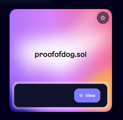 ProofOfDogSOL's tweet photo. It is happening. The legitimate domain proofofdog.sol is minted.

https://t.co/X6zmKjjCUz

@bonfida @toly $PoD #ProofOfDog https://t.co/kpsMjg2sRu