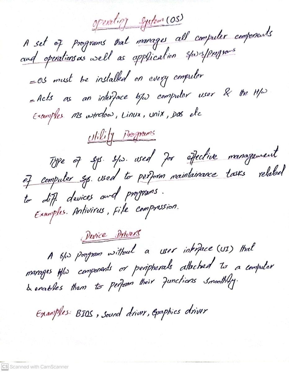 Shafqatali86's tweet image. #Computer_Science 
#SystemSoftware
#SystemSoftwareTypes
#OperatingSystem #DeviceDriver #UtilityProgram
#ComputerTeachers #computersciencestudents #ComputerBasics #FundamentalsOfComputerScience