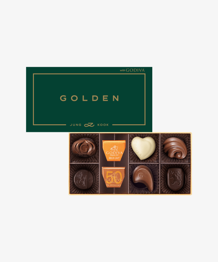 cokodive's tweet photo. BTS JUNGKOOK - GODIVA GOLDEN EDITION Worldwide Giveaway🎁💚
15 Winners

Rules👇
- Like this post &amp; Follow @cokodive 
- RT &amp; Comment why you love Jungkook
- Tag ARMY💜

You can now order at COKODIVE ! https://t.co/wvGzOI2QBR
