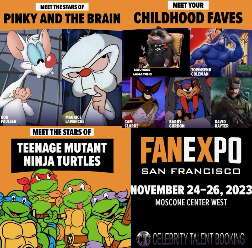 Happy Almost #Thanksgiving! Join me and the Turtles this weekend in San Francisco at FAN EXPO San Francisco #TMNT #MGS #MetalGearSolid @fanexposf